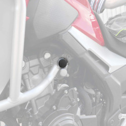Zaślepki ramy Pyramid Matowa czerń Honda CB 500 X 2019-2024