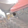 Zaślepki ramy Pyramid Matowa czerń Ducati Monster 821 2014-2016