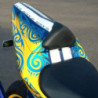 Poduszka na siedzenie Pyramid Czarna Suzuki GSX-R750 2004-2005