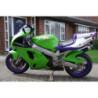 Osłona siedzenia Pyramid Zielony połysk/Biały metalik Kawasaki ZX7-R 1996-2003