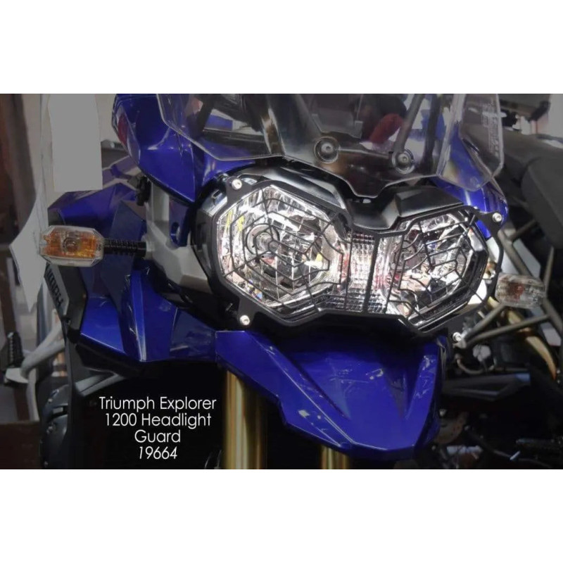 Osłona reflektora Pyramid Matowa czerń Triumph Tiger 800 XR/XRT/XRX/Low 2011-Aktualny