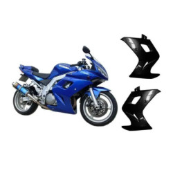 Dolne osłony owiewki Pyramid Niepomalowane Suzuki SV 1000 S 2003-2009