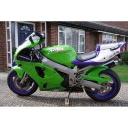 Osłona siedzenia Pyramid Zielony połysk/Biały metalik Kawasaki ZX7-R 1996-2003