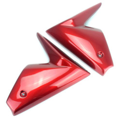 Nakładki na chłodnicę Pyramid Radiator Cheeks Metaliczny czerwony (Lava Red) Yamaha MT-09 2013-2016