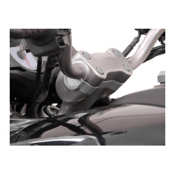 Podwyższenie kierownicy SW-MOTECH 20mm do Kawasaki Versys 650 [07-14] - srebrne