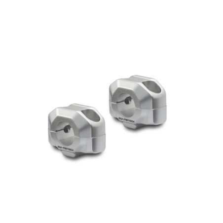 Podwyższenie kierownicy SW-MOTECH 15mm do Suzuki GSF600 Bandit [94-04] - srebrne