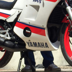 Pyramid Pług BŇāyszczńÖca biel Yamaha RD350 YPVS F1/F2 1983-1990