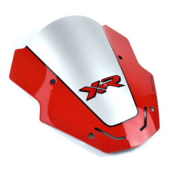 Szyba Pyramid Sport Racing Red & White Aluminium Metallic Matt BMW S 1000 XR 2020-Aktualne