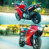 Dolne osłony owiewki Pyramid Czerwony połysk BMW F 800 ST 2005-2012