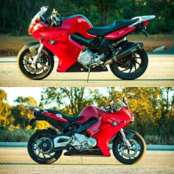 Dolne osłony owiewki Pyramid Żółty połysk BMW F 800 ST 2005-2012