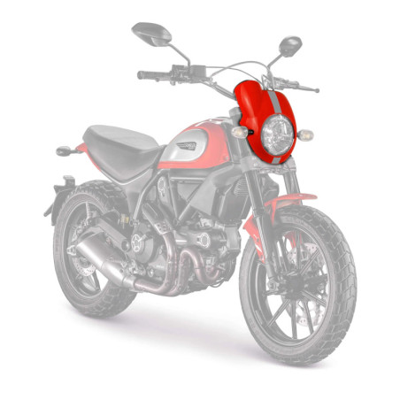 Owiewka Pyramid Nose Gloss Red (czerwony) Ducati Scrambler Icon 2015-Aktualny