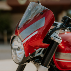 Owiewka Pyramid Schemat Red Hopper Triumph Speed ​​Twin 1200 2019-2024