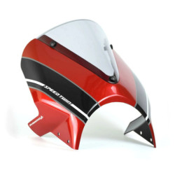 Owiewka Pyramid Korosi Red i Storm Grey Triumph Speed ​​Twin 1200 2019-2024