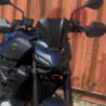 Przedni spojler Pyramid Matowa czerń Yamaha MT-07 2025-Aktualny