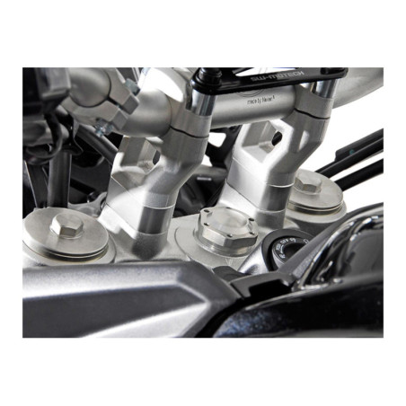 Podwyższenie kierownicy SW-MOTECH 20mm do Triumph Tiger 1200 Explorer /XC/XR [11-] - srebrne