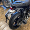 Błotnik Pyramid Rear Splash Matowa czerń Triumph Speed ​​Twin 1200 2019-2021