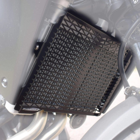 Osłona chłodnicy Pyramid Matowa czerń Triumph Street Triple 675 R 2013-2016