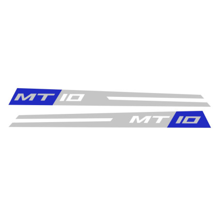 Naklejka Pyramid niebiesko-srebrna Yamaha MT-10 2016-obecnie