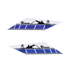 Naklejki Pyramid na tylny panel boczny Grafika niebieska Yamaha Tenere 700 2019-.