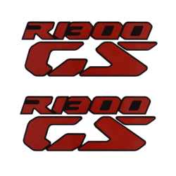 Naklejki Pyramid BMW R 1300 GS Logo czerwone Zestaw 2 szt.