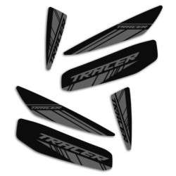 Naklejki Pyramid (zestaw 6 szt.) czarno-szare Yamaha Tracer 9 GT/GT+ 2021-Current