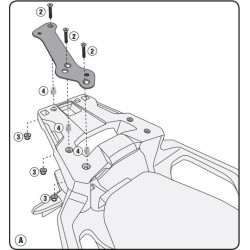 Stelaż pod kufer centralny do Honda X-ADV 750 [17-] - Givi SR1156 (zgodne z Kappa KR1156)