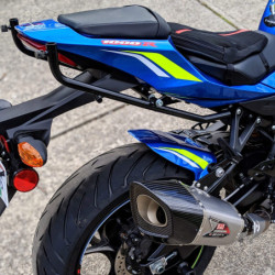 Błotnik Pyramid Metallic Blue (Triton Blue z żółtymi i białymi paskami) Suzuki GSX-R1000 2017-Aktualne