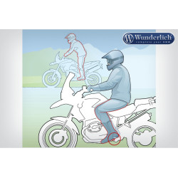 Obniżone podnóżki Wunderlich do BMW R1250GS LC