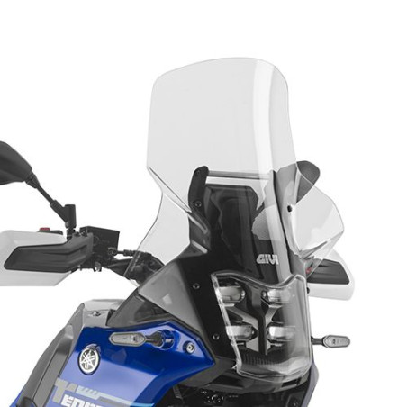 KAPPA 2025/11 SZYBA YAMAHA TENERE 700 '25-'26 (62,5 X 44,5 CM) Z OSŁONĄ PRZEDNIEGO REFLEKTORA PRZEZROCZYSTA (13,5 CM WYŻSZA NIŻ
