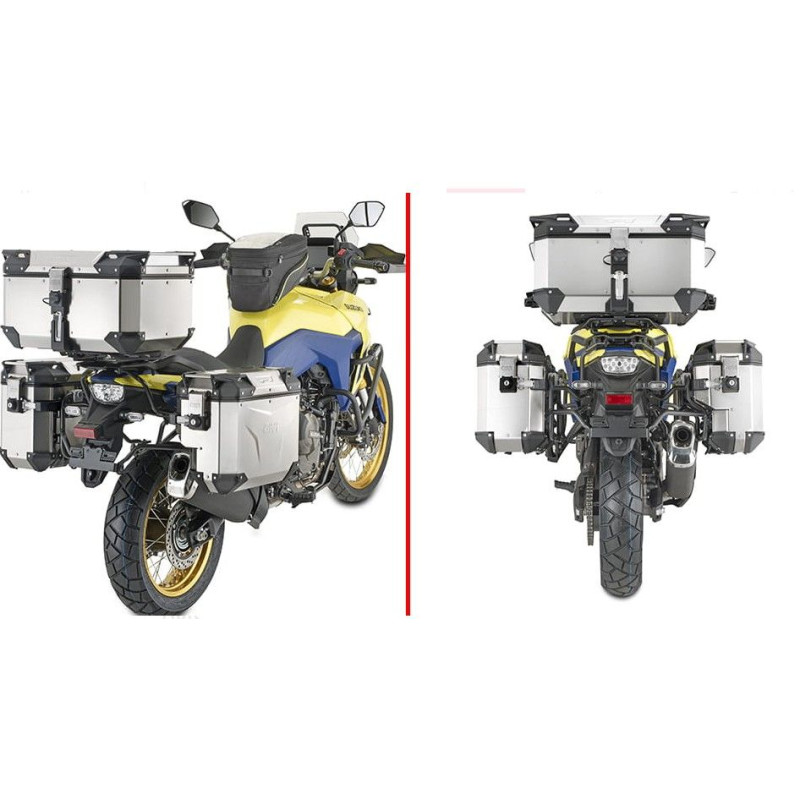 KAPPA 2025/11 STELAŻ KUFRÓW BOCZNYCH MONOKEY CAM SIDE SUZUKI V-STROM 800 DE / SE '23-'25 - POD KUFRY KVG K'VOYAGER ALU - PRAWY K
