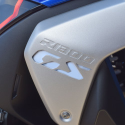 Naklejki Pyramid BMW R 1300 GS Wkład panelu wypełniającego biały zestaw 2 szt.