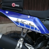 Pyramid Kalkomanie Tylny panel boczny Grafika Czerwony Yamaha Tenere 700 2019-