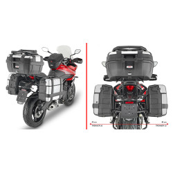 Stelaż pod kufry boczne do Triumph Tiger Sport 660 - Givi PLO6421MK - monokey