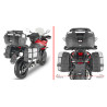 Stelaż pod kufry boczne do Triumph Tiger Sport 660 - Givi PLO6421MK - monokey