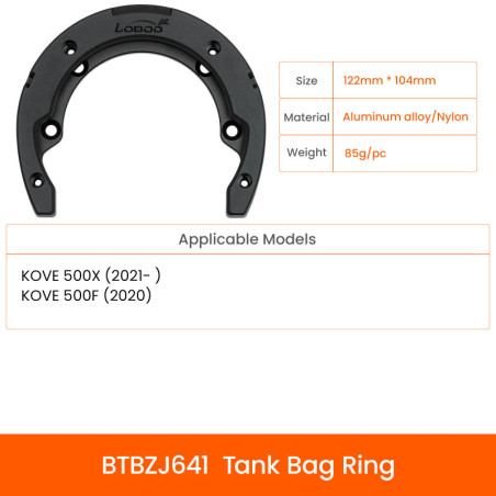 LOBOO Uchwyt Tank Bag KOVE 500X/F (10.4.04004.014.01)