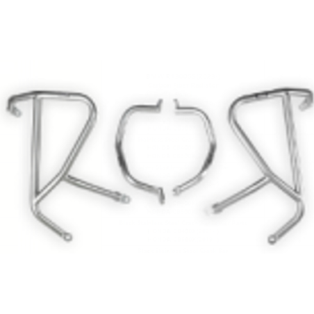 LOBOO Crash Bar komplet srebrny do HONDA CB400X (2021-) HONDA CB500X (2019-) (10.3.01281.050.21)