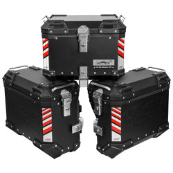 LOBOO PIKE Kufer centralny czarny 45L + LOBOO PIKE Kufry boczne czarne 35+35L (10.5.01351.004.11)