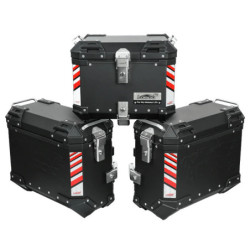 LOBOO PIKE Kufer centralny czarny 45L + LOBOO PIKE Kufry boczne czarne 45+45L (10.5.01452.004.11)