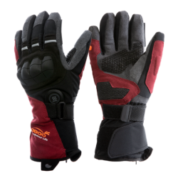 LOBOO Podgrzewane rękawice motocyklowe Czerwone (01.2.09053.001.01)