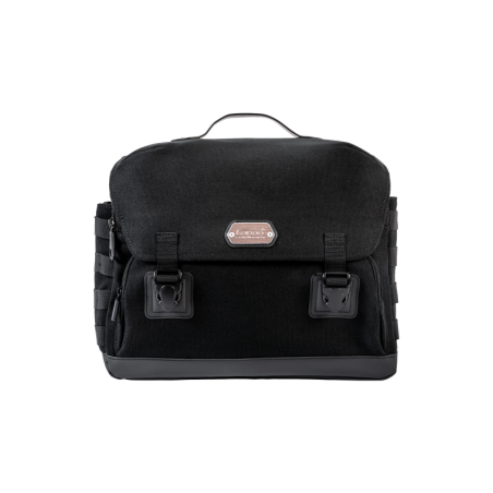 LOBOO Boczna torba Vintage czarna 12L, do montażu z BZJ01BK