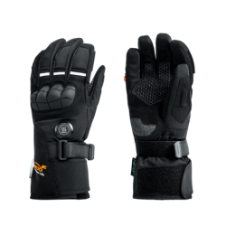 LOBOO Podgrzewane rękawice motocyklowe Czarne rozm. XL