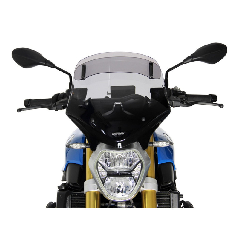 Szyba motocyklowa MRA BMW R 1200 R (F. HALTER WINDSH. SPORT) R12WR 2015-2018, forma VT, przyciemniana