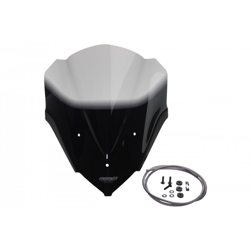 Szyba motocyklowa MRA BMW S1000 R K10 2014-2020, forma R, przyciemniana