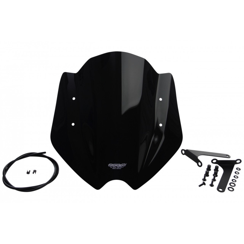 Szyba motocyklowa MRA SUZUKI SFV650 GLADIUS WVCX 2009-2015, forma NR, czarna