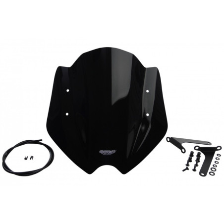 Szyba motocyklowa MRA SUZUKI SFV650 GLADIUS WVCX 2009-2015, forma NR, czarna