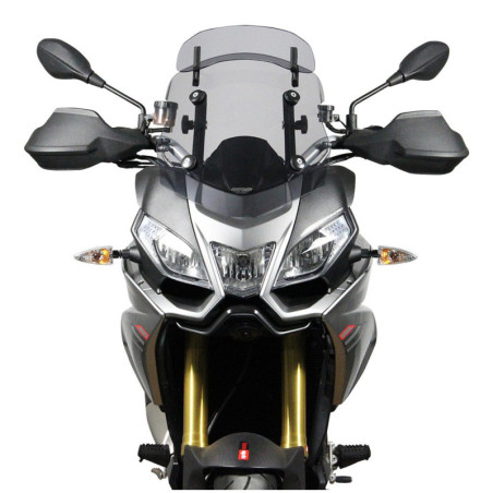 Szyba motocyklowa MRA APRILIA CAPONORD 1200 VK 2013-, forma VT, przyciemniana