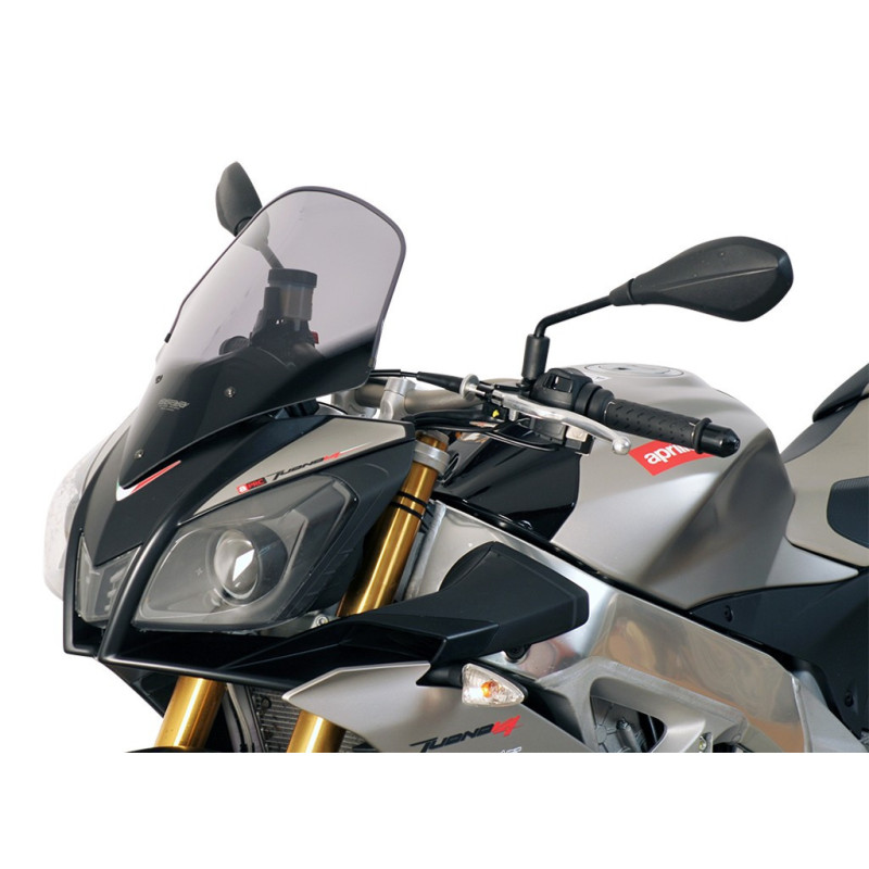 Szyba motocyklowa MRA APRILIA TUONO V4R RK/TY 2011-2014, forma TM, przyciemniana