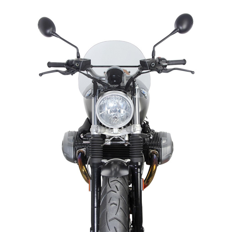 Szyba motocyklowa MRA BMW R NINE-T SCRAMBLER 1N12 -, forma NTM, czarna