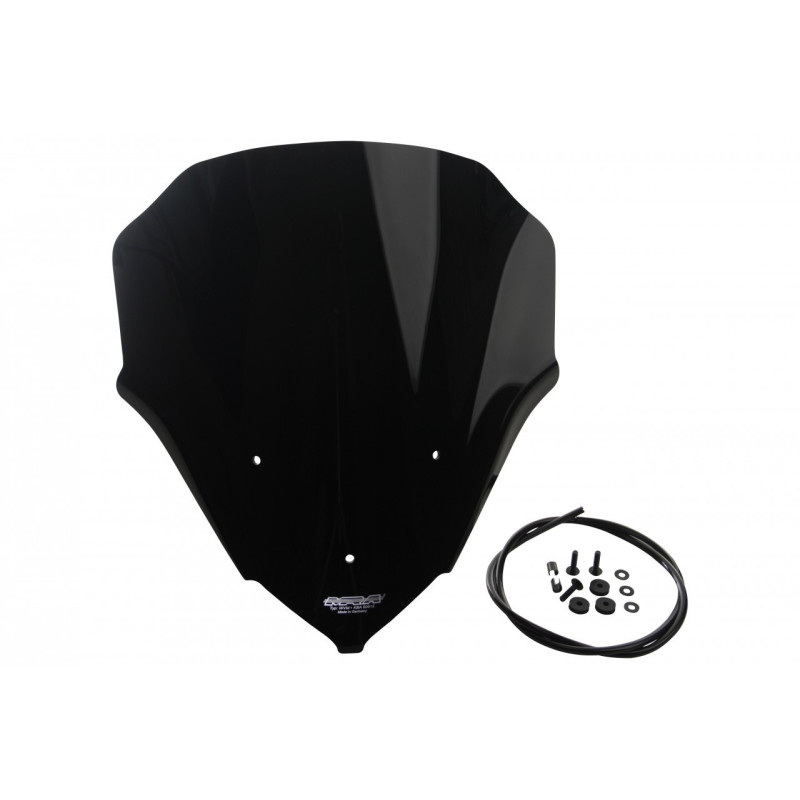 Szyba motocyklowa MRA BMW S1000 R K10 2014-2020, forma T, czarna