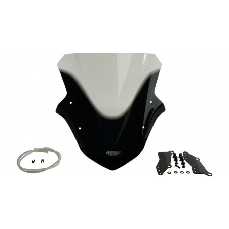 Szyba motocyklowa MRA DUCATI HYPERSTRADA 821 / 939 B2 2013-, forma R, bezbarwna